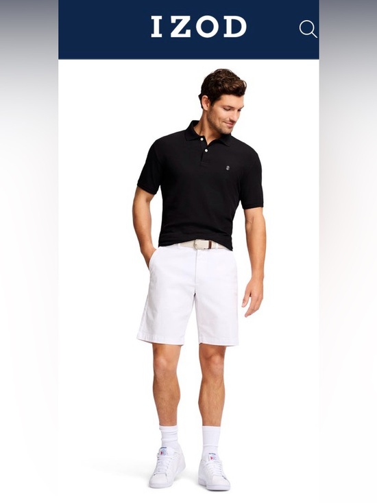 Izod Other - Izod White  Flat front Chino shorts Salt  Water Sz.  30